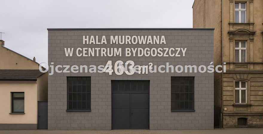 hala na sprzedaż, 463 m<sup>2</sup> - Bydgoszcz, Centrum
